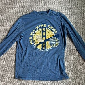Blue NBA All-Star Game Long Sleeve Shirt